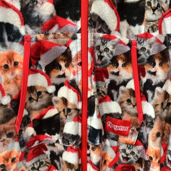 TIPSY ELVES Men's Meowy Catmus Jumpsuit, Size M - Picture 4 of 11